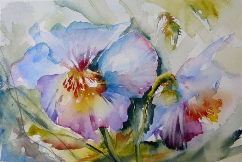 Les pavots bleus